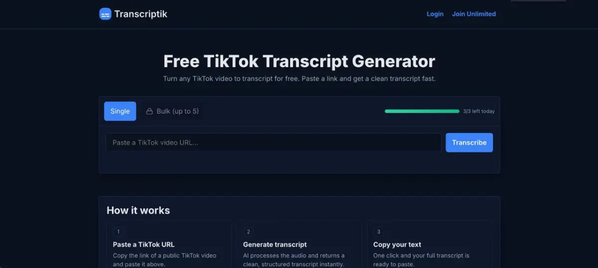Transcriptik product image