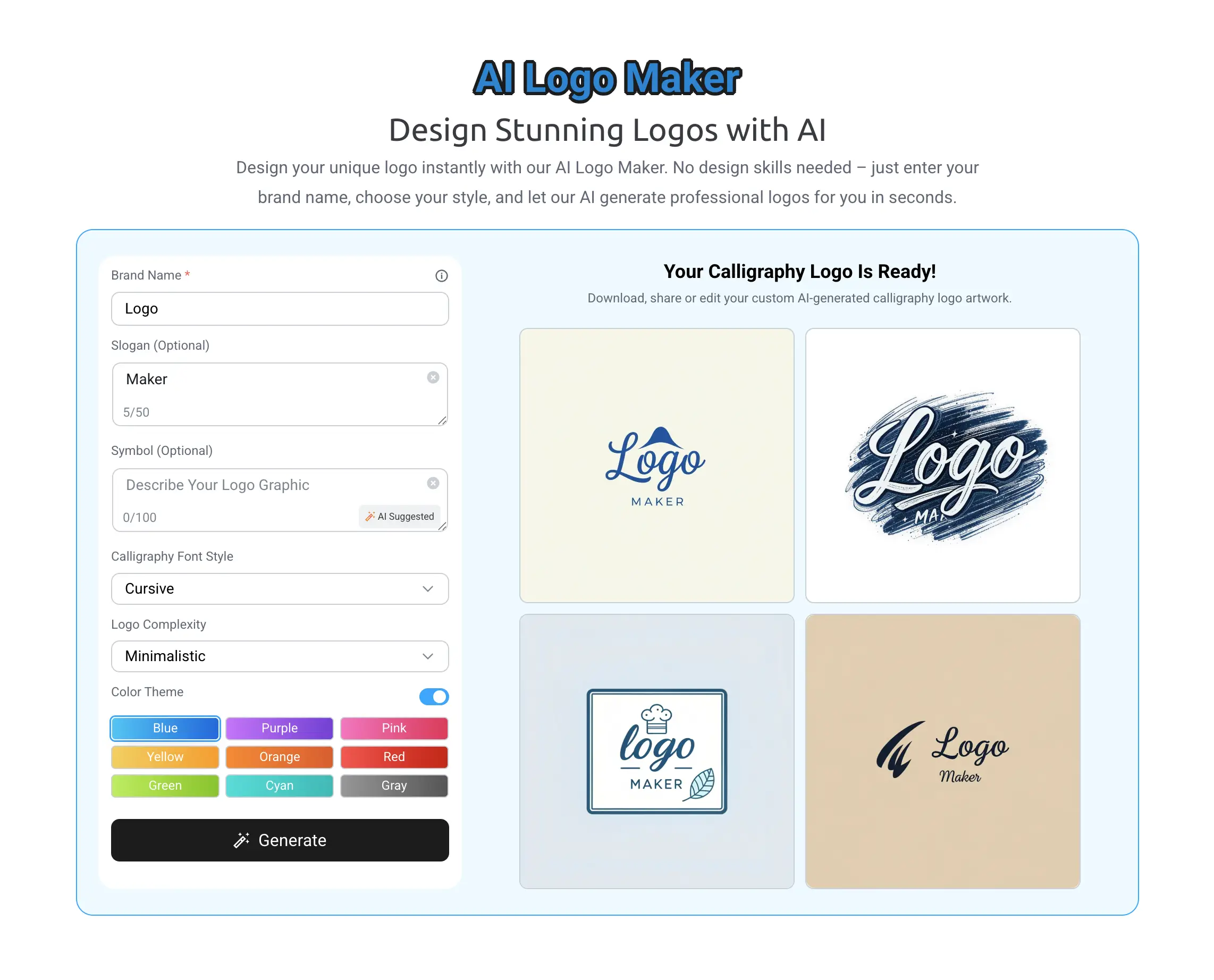 AI Logo Maker image number 01