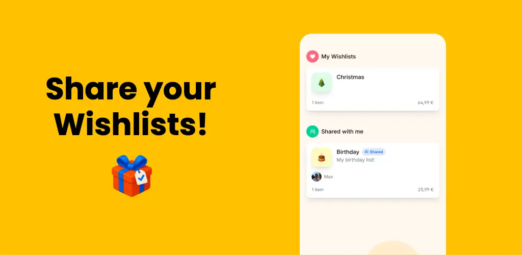 SchenkMal - Wishlist app! product image